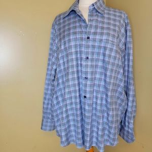Robert Talbott dress shirt. 100% cotton. Size xl
